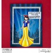 UPTOWN GIRL SNOW WHITE RUBBER STAMP
